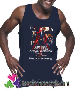 Black Widow 2020 thank you for the memories Tank Top