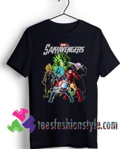 Avengers Dragon Ball Saiyavengers T shirt For Unisex