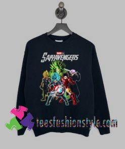 Avengers Dragon Ball Saiyavengers Sweatshirts By Teesfashionstyle.com