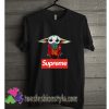 Supreme joker Baby Yoda T shirt For Unisex