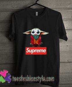 Supreme joker Baby Yoda T shirt For Unisex