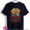 50th anniversary 1970 2020 signature Queen T shirt For Unisex