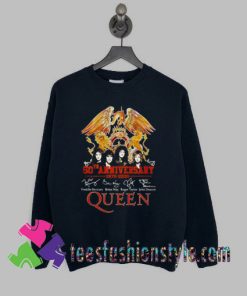 50th anniversary 1970 2020 signature Queen Sweatshirts