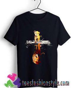 Cartoon The Lion King Simba Mufasa T shirt For Unisex