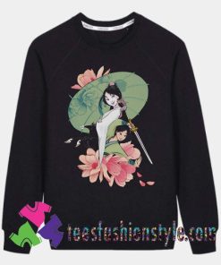 Details about Disney Men's Mulan Magnolia Collage Sweatshirts
