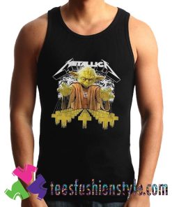 Metallica Yoda Star Wars Tank Top For Unisex By Teesfashionstyle.com