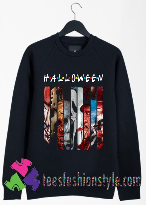 Halloween Horror Theme Friends Sweatshirt By Teesfashionstyle.com