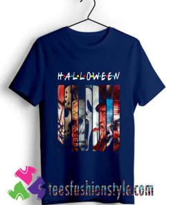 Halloween Horror Theme Friends T shirt For Unisex