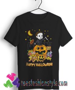 Michael Myers Happy Halloween Boo Ghost T shirt For Unisex