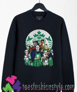 Characters Starbucks Halloween Sweatshirts By Teesfashionstyle.com
