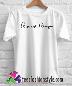 Ronald Reagan signature T Shirt