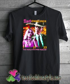 Barbenheimer the world changes forever T Shirt